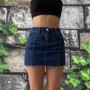 Denim mini skirt vintage Y2K